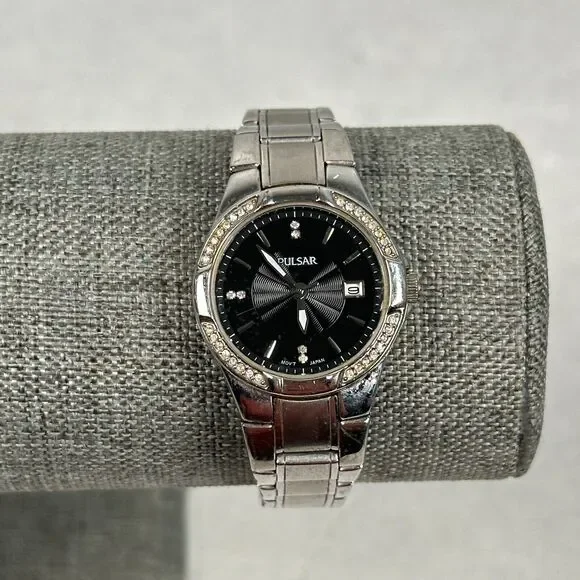 Pulsar | Accessories | Pulsar Watch Womens 27mm Date Black  display picture 1
